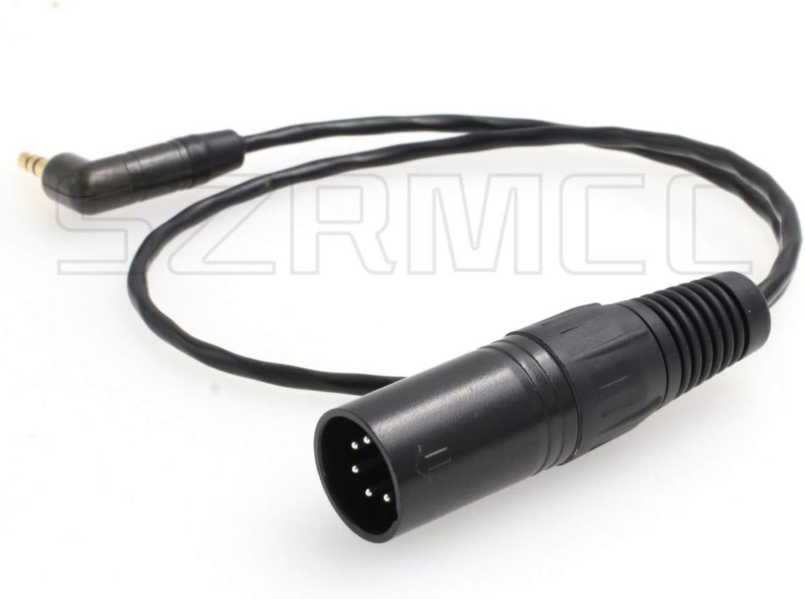 SZRMCC Stereo 3.5mm to XLR 5 Pin Male Audio Input Cable for Arri Alexa XT/SXT/Amira Camera, Red - Image 3