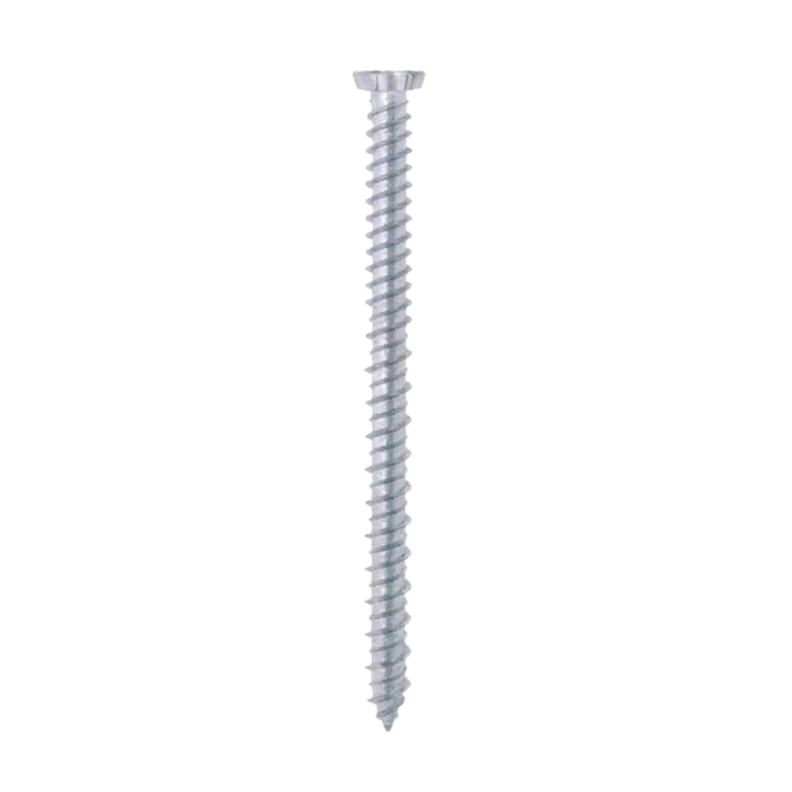 bricoleva.it Set of 100 Direct Anchoring Screws for Concrete, Wall Screws without Dowels, Torx Slotted, Turbo Bolts for Concrete - TPS Countersunk Head 7.5 x 80 mm