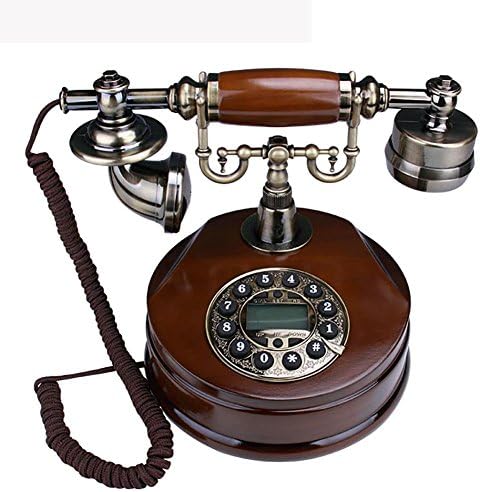 LPY-Retro Solid Wood Phone, Antique Style, Caller ID, Intelligent Backlight, With Hands-Free, Creative Home Decor, With Push Buttons