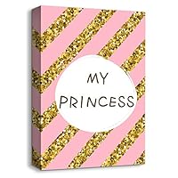 signwin-Canvas Wall Art-Pink for Little Girl-Canvas Prints Home Artwork Decoration for Kids Bedroom - 12x18 inches