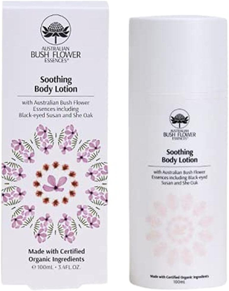 Australian Bush Flower Essences Soothing Body Lotion 100ml Hydrate Nurture Skin