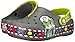 Crocs Unisex Crocband FL Buzz Lights Clog K, Slate Grey, 2 M US Little Kid