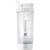 VOLTRX Protein Shaker Bottle, Merger USB C Rechargeable Electric Protein Shake Mixer, Shaker Cups for Protein Shakes and Meal Replacement Shakes, BPA Free, 24oz