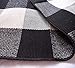 UKELER Buffalo Plaid Rugs 2×3- Cotton Retro Farmhouse Doormat Tartan Checkered Layered Door Mats Outdoor Hand-Woven Washable Throw Rugs for Front Porch/Kitchen/Sink/Bathroom/Entry Way