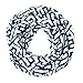 Pop Fashion Shop Women's Greek Key Pattern Infinity Scarf with Zipper Pocket (Navy Blue)