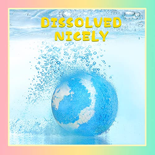 Light Up Kids Bath Bombs with Surprise Inside, Huge Bath Bombs for Kids