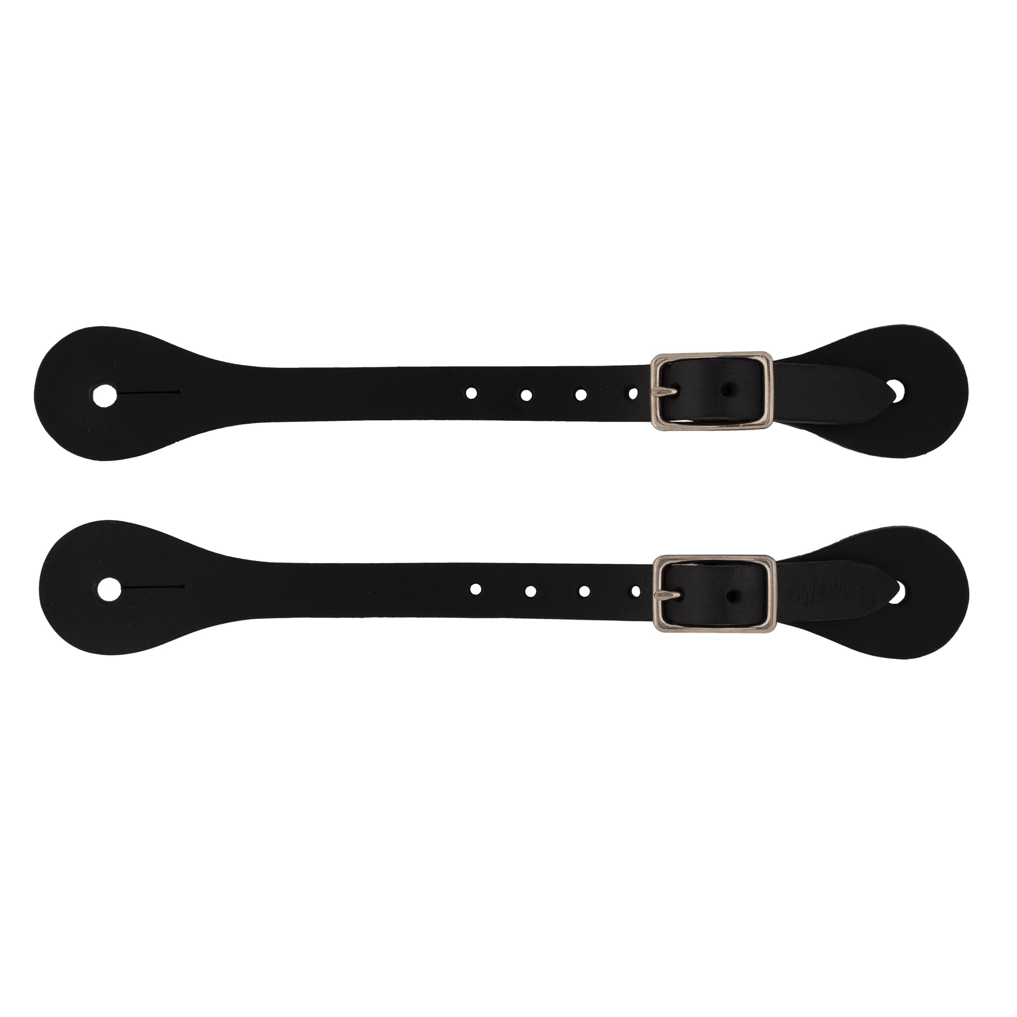 Weaver Leather Single-Ply Spur Straps, Black