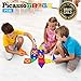 PicassoTiles Building Blocks Inspirational Kit 3D Building Construction Toys Clear Magnetic Stacking Set STEM Playboards Magnet Felt Tiles Novelty Games, Creativity Beyond Imagination