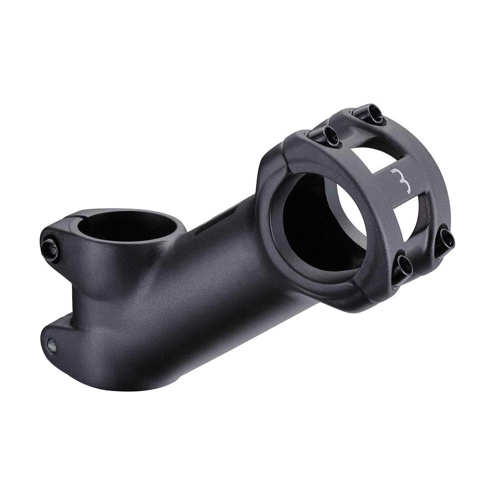 BBB Cycling Handlebar Stem HighRise | 31,8 mm 35 Degree 70mm | MTB Mountainbike E-bike Urban Cycling | Aluminium Steel | BHS-25, Black