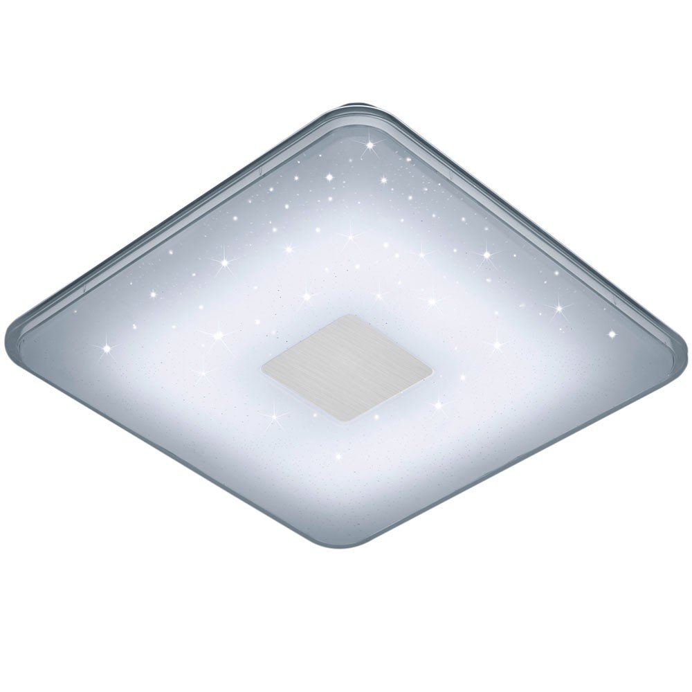 Trio Leuchten Samurai 628613001 LED Ceiling Light Acrylic White with Starlight Effect, Includes 21.5 Watt LED, Remote Control — image 1