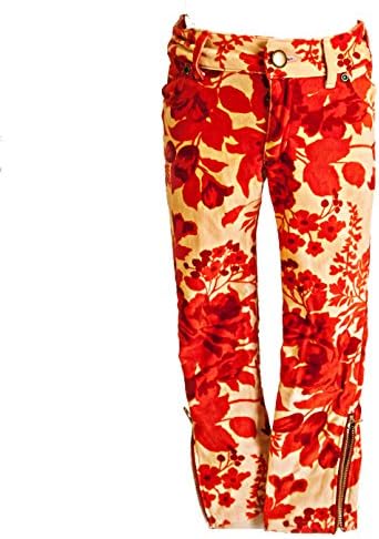 Persnickety Floral Skinnies, 3 (Peach)
