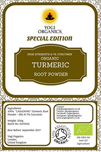 6% Curcumin-Organic Turmeric Powder 250g-Double Strength