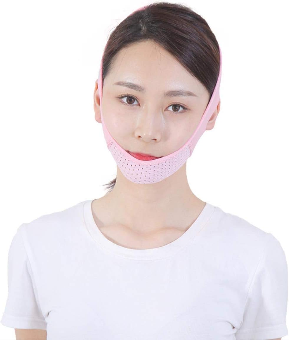 ZISHINE Face Slimming Mask, Facial Lifting Slimming Belt Face Lifting Slimming Belt V Face Cheek Lifting Chin Face Lifting Mask Natural Face Lift Against Double Chin Anti-Aging Face Bandage