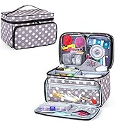 Kit Da Cucito Portatile Da Viaggio, 82 Pezzi Con Custodia In Plastica, Forbici, Aghi, Fili E Accessori, Per Emergenze E Principianti - 3
