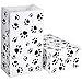 Blulu 36 Pack Dog Paw Gift Paper Bags Dog Paw Treat Goodie Bags Party Favors for Cat Pet Party Favor