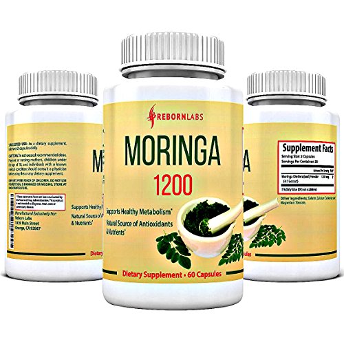 Moringa Oleifera Capsules | Blood Sugar Support, Weight Loss Support, Appetite Control | Natural Superfood Supplement | 60 Capsules Moringa Oleifera Capsules | Blood Sugar Support, Weight Loss Support, Appetite Control | Natural Superfood Supplement | 60 Capsules