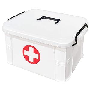 ProductA 救急箱 薬箱 3サイズ 収納ボックス 大容量 大型(L)