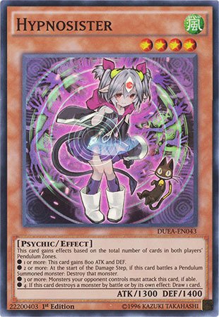 Yu-Gi-Oh! - Hypnosister (DUEA-EN043) - Duelist Alliance - 1st Edition - Super Rare