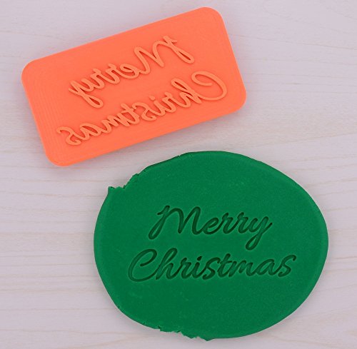 Merry Christmas Cookie Stamp 100 3 X 1 3 Inches Buy Online In India At Desertcart In Productid