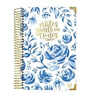 bloom daily planners New UNDATED Hardcover Calendar & Daily Bound to-Do List Book - Notes, Goals, to Do