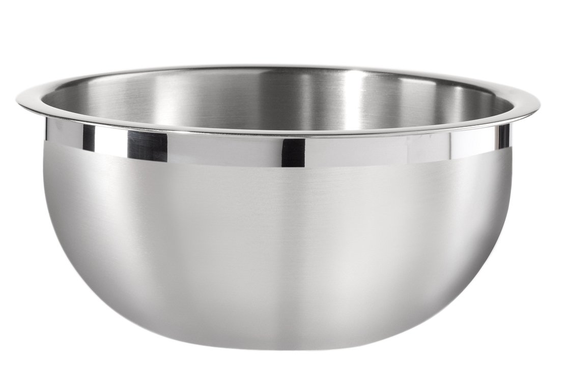 Oggi 8-Quart Two-Tone Stainless Steel Mixing Bowl with Airtight Lid