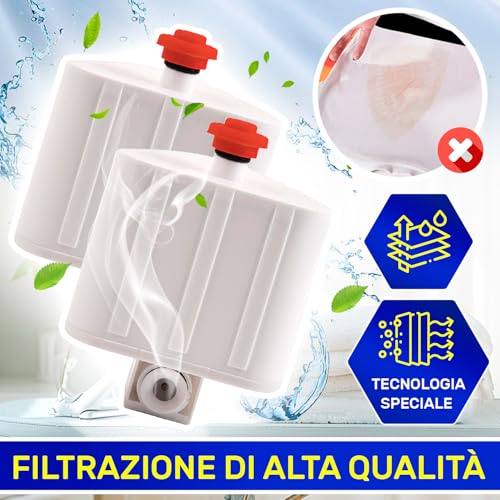 MONTERAL XD9070E0 for Rowenta Liberty Powersteam Anti-Limescale Cartridge Set 2 Suitable for Tefal for Heat Iron Steam with Boiler