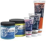 Speedball Water Soluble Block Printing Ink, Platinum White, 5 Ounces