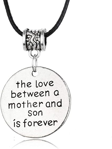 mother and son forever necklace