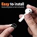 Silicone Maid LLC Compatible AirPods Strap, Silicone Holder Anti-Lost Strap Wire Case Connector Neckband Compatible Apple Airpods 3, Pro, 2 & 1 Wireless Charging, Black
