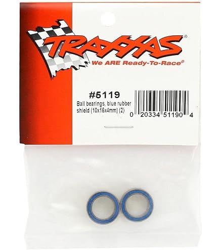 TRAXXAS 5119 BALL BEARINGS BLUE RUBBER SEALED 10x15mm x 2pc. for: E-Revo E-Maxx TRAXXAS 5119 BALL BEARINGS BLUE RUBBER SEALED 10x15mm x 2pc. for: E-Revo E-Maxx