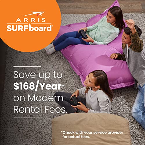 ARRIS SURFboard SB6190 DOCSIS 3.0 32 x 8 Gigabit Cable Modem Comcast