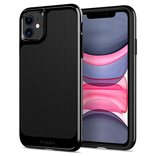 Spigen Neo Hybrid Funda iPhone 11, Compatible con Apple iPhone 11 (6.1") 2019 - Negro Azabache