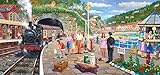 Gibsons Seaside Train Jigsaw Puzzle (636 Pieces)