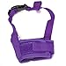 Bluecookies Dog Breathable Mesh Nylon Muzzles with Adjustable Velcro, Large, Purple