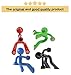 Fun Magnetic Man, Refrigerator Key Holder with Strong Magnet, Holds Up To 1.4 Pounds, Home Office Gift Decoration, 4-Pack
