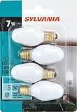 Sylvania 13544 - 7C7/W/BL/4PK 120V Night Light