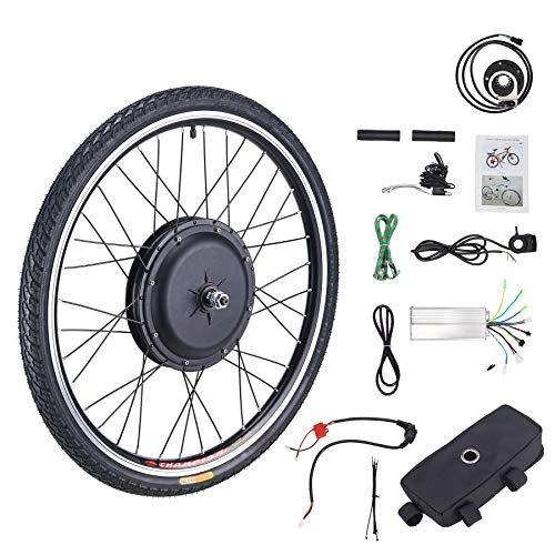 Viribus 26" 500W 36V Front Wheel EBike Conversion Kit – Aluminum Alloy, 25mph, UPC 719868906897
