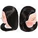 Synthetic Cosmetology Mannequin Training Head with Hair and Free Clamp Holder