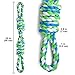 EETOYS Tug Rope for Large Dogs, Tug of War Dog Toy with 2 Handles Easy for Interaction Between Human and Large Breeds, Adult-Senior, Dental Floss Rope for Dogs’ Dental Health