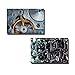 wall26 - 2 Panel Canvas Wall Art - Brown Plane Window Seat Grass Plain Roads View - Giclee Print Gallery Wrap Modern Home Art Ready to Hang - 16