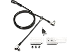 Kensington Universal 3-in-1 Keyed Cable Lock - Twin Lockheads for Laptops & Other Devices (K63380WW)