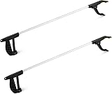 KEPLIN Litter Picker Ergonomic 30 Inch 75cm Dual Pack Garden Tool Magnetic Pick