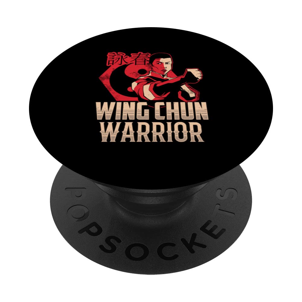 Wing Chun Warrior Martial Arts Coach Fighter Training PopSockets Swappable PopGrip