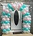 Elecrainbow 12 Inches 320 Grams Thickened White Balloons,White Party Supplies for Birthday Wedding Baby Shower Graduation Anniversary Memorial Day,100 Count