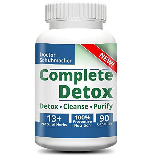 #1 Complete Detox [New Formula] - Rapid whole body detox - 10 + natural herbs - Scientifically formulated & most recommended for detox - 90 Capsules