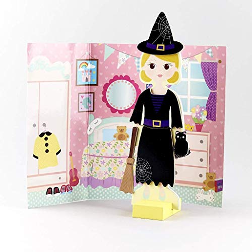 Floss & Rock Magnetic Dress Up Wooden Doll (Millie) - Thumbnail 3