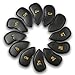 Golf iron club head covers set PU leather golf iron covers - Attractively embroidered golf iron club covers - Suitable for right/left handed ladies' and gentlemen's clubs