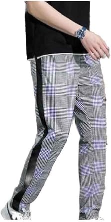 plus size plaid joggers
