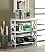 Convenience Concepts Oxford 3 Tier Bookcase, White