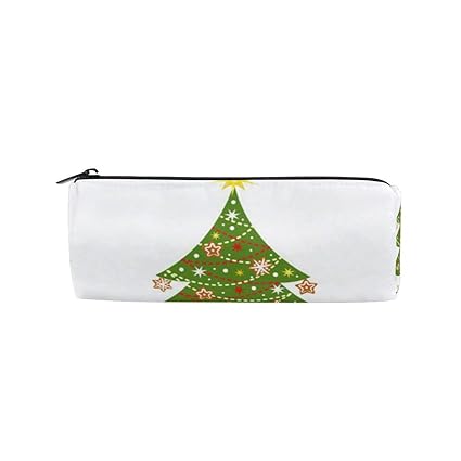 Amazon Com Pencil Case Decorated Christmas Tree And Presents